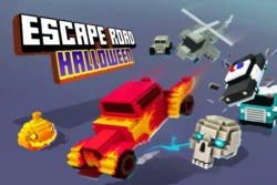 Escape Road Halloween: Challenging Driving Adventure